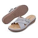 YOHO Evergreen Slides Cross Strap Sandals for