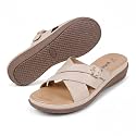 YOHO Evergreen Slides Cross Strap Sandals for