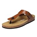 YOHO Sandals for Men Leather Thong