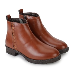 yoho slays women comfortable boots  extra cushioned foot bed and skin friendly ankle boot with low heels  trendy stylish casual boots with zipper  winter snow and holiday outings