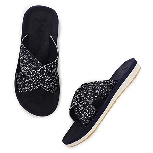 YOHO Starry Slippers for Women Criss-Cross