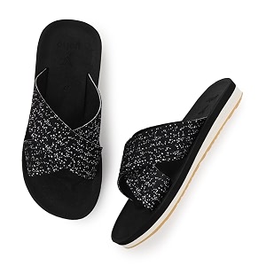 YOHO Starry Slippers for Women Criss-Cross