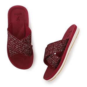 YOHO Starry Slippers for Women Criss-Cross
