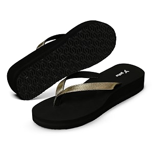 YOHO Women Black soft slippers Comfortable