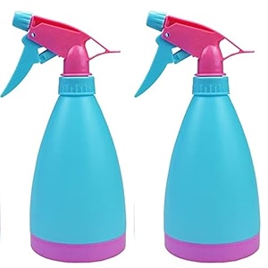 refillable fine mist spray bottle water bottle sprayer lawn sprinkler water mister spray bottle for herbicides pesticides fertilizers plants flowers for home car travel blue pack of 2