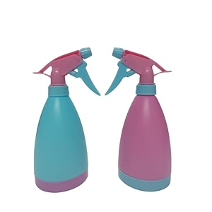 refillable fine mist spray bottle water bottle sprayer lawn sprinkler water mister spray bottle for herbicides pesticides fertilizers plants flowers for home car travel pink and blue