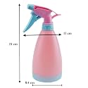 Refillable Fine Mist Spray Bottle Water Bottle Sprayer, Lawn Sprinkler, Water Mister, Spray Bottle for Herbicides, Pesticides, Fertilizers, Plants Flowers for Home Car Travel Hair (Pink)