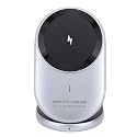 Yoidesu 3 in 1 Charging Station for Multiple Devices with 15W Fast Wireless Charging, Foldable Magnetic Station for Phone Watch Earphone