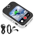 Yoidesu MP3 Player with Camera 180 Rotatable Lens, MP4 Player with Bluetooth and WiFiSports Clip, 2.02 Inch Touch Screen for Running, Cycling and Outdoor Use