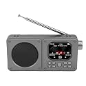 Yoidesu Portable Video Radio with 2.01 Inch Screen, BT 5.4 Speaker, AM FM Tuner for Music Movies Learning with Earphone Jack