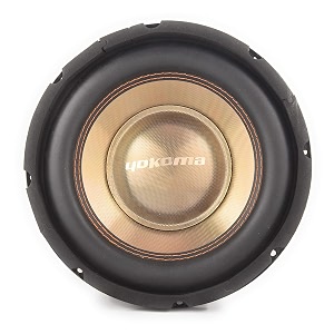 yk-wf 1000 180w 10 channel wired subwoofer - gold