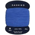 Yokota Daruma Sashiko Thread Single and Variegated Color (Col.225 Lapis Lazuli, Thin 40M Card)