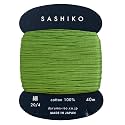 Yokota Daruma Sashiko Thread Single and Variegated Color (Spring Green, Thin 40M Card)