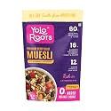 Yolo Roots Berry Blast Muesli 400gm | Blueberry, Strawberry, Cranberry & Cherry | Mixed with Nuts, Seeds & Whole Grains Sweetened with Date Syrup | Healthy Breakfast Cereal