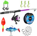 Yolo Tackles 7 ft Fishing Rod Set Completely Full Set 7 ft Multicolor Fishing Rod