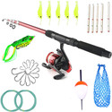 Yolo Tackles Fishing 7Ft Rod,Reel,Accessories Complete Kit Multicolor Fishing Rod