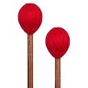 Yolyoo Medium Hard Yarn Head Keyboard Marimba Mallets with Maple Handles