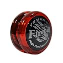 Yomega Fireball YoYo -HIGH Performance Responsive Transaxle Yoyo, Great for String Tricks for Advance Players to Perform Like Pros + Extra 2 yo yo Strings &amp; 3 Month Warranty (Red/Black)