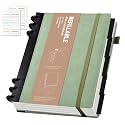 Yoment Refillable Journal Notebooks for Work, Journal for Women Men,Green