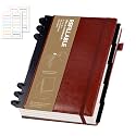 Yoment Refillable Journal Notebooks for Work, Journal for Women Men,Red