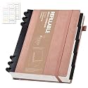Yoment Refillable Journal Notebooks for Work, Journal for Women Men,Pink