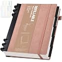 Yoment Refillable Notebooks for Work 5 Subject with Removable Dividers Tabs
