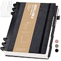 Yoment Refillable Notebooks for Work 5 Subject with Removable Dividers Tabs