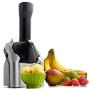 Yonanas Classic Frozen Fruit Soft Serve Maker for Healthy Vegan and Dairy-Free Treats, 200W Silver Machine with 36 Recipes, BPA Free, Easy to Clean, Quick and Simple to Use