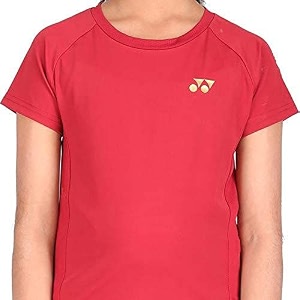 yonex 1516-31 polyester badminton ladies round neck t-shirts