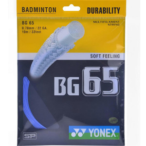 YONEX BG 65 Badminton Strings 0.70mm Lavender