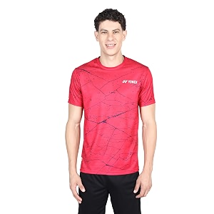 yonex essentia junior t-shirt - sustainable performance  trudry moisture-wicking  cool dry and comfortable  round neck  light weight  eco-friendly t-shirt recycled plastic bottles