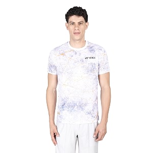 yonex essentia junior t-shirt - sustainable performance  trudry moisture-wicking  cool dry and comfortable  round neck  light weight  eco-friendly t-shirt recycled plastic bottles