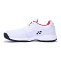 YONEX Lumio 3 Power Cushion Tennis Shoes, White/Red
