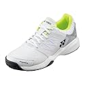 YONEX Unisex-adult Lumio 3 Power Cushion Tennis Shoes, White/Lime