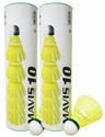 YONEX Mavis 10 ( Japan)-2Box(12pc) Nylon Shuttle  - Yellow, Green
