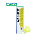YONEX Mavis 10 Shuttle Cock (Yellow) - Green Cap(1 Tube / 6 ) Nylon Shuttle  - Yellow