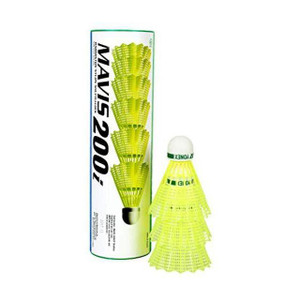 yonex mavis 200i nylon shuttle  - yellow