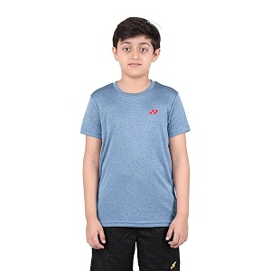 yonex rj 1445m polyester round neck t-shirt j140 directoire blue