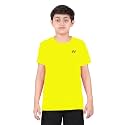Yonex RJ 1445M Polyester Round Neck T-Shirt, J120 (Empire Yellow)