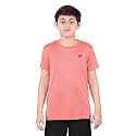 Yonex RJ 1445M Polyester Round Neck T-Shirt, J160 (Fiery Red)