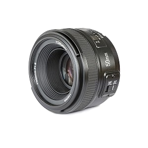 yongnuo yn50mm f18 standard prime lens large aperture auto manual focus af mf for nikon dslr cameras