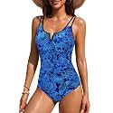 Yonique Womens One Piece Swimsuit Tummy Control - Slimming Bathing Suit V Wired Full Coverage 2026 Swimwear