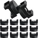 Yookeer 12 Pcs Magnetic Zip Tie Mount Cable Clips Black, 22 mm