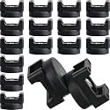 Yookeer 15 Pcs Magnetic Zip Tie Mount Cable Clips Black, 22 mm