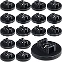 Yookeer 15 Pcs Magnetic Zip Tie Mount Cable Clips Black, 43 mm