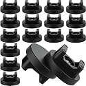 Yookeer 15 Pcs Magnetic Zip Tie Mount Cable Clips Black, 31 mm