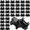 Yookeer 40 Pcs Magnetic Zip Tie Mount Cable Clips Black, 31 mm