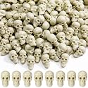 Yookeer 500 Pcs Halloween Mini Skull Head Decoration Skeleton Head Figurine