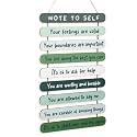 Yookeer Mental Health Reminders Wall Art Decoration,Green