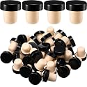 Yookeer 36 Pcs Cork Bottle Stoppers T-Shaped,Black
